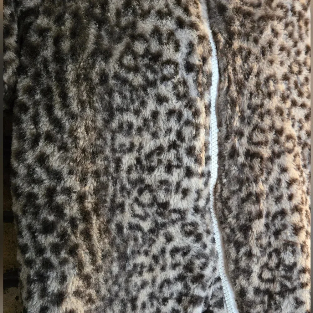 Carters zip up leopard print bunting